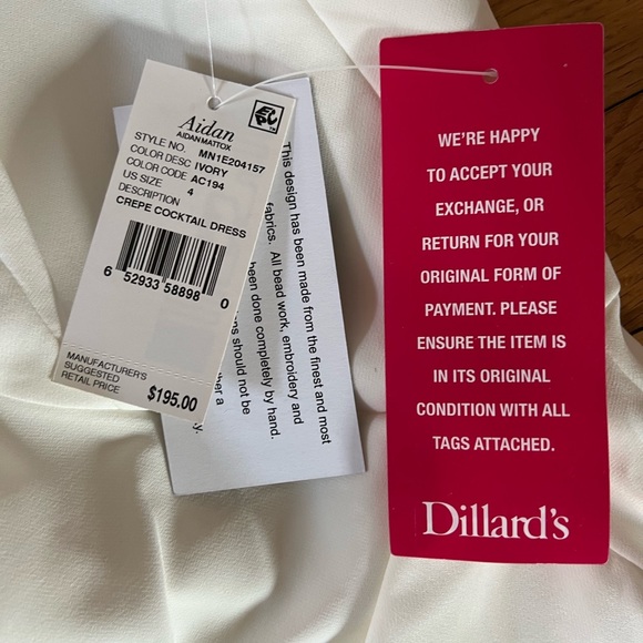 Aidan Mattox new with tags size 4 - Picture 3 of 4